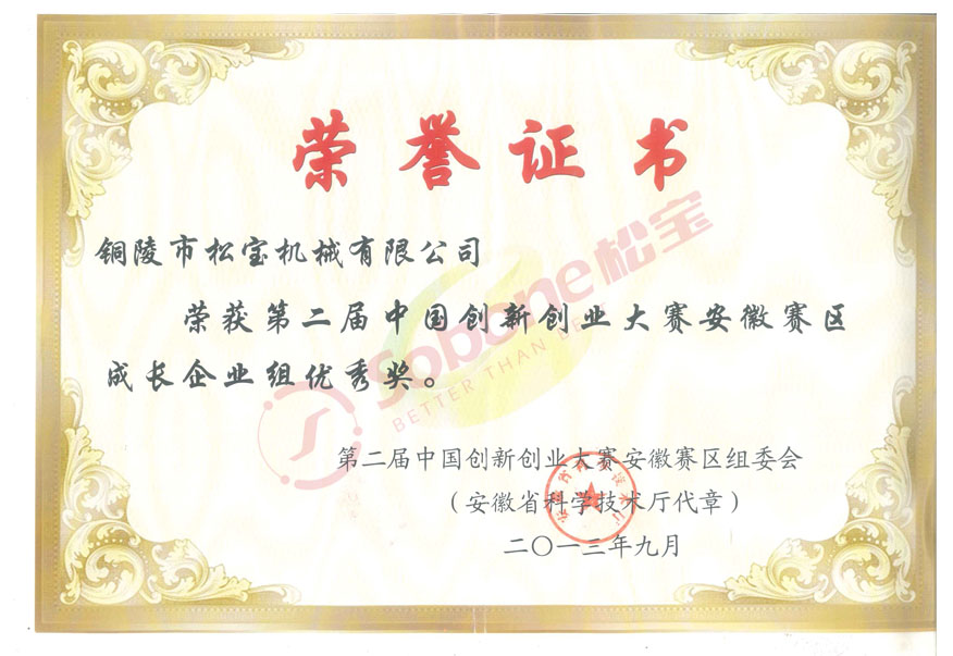 创新创业大赛优秀奖