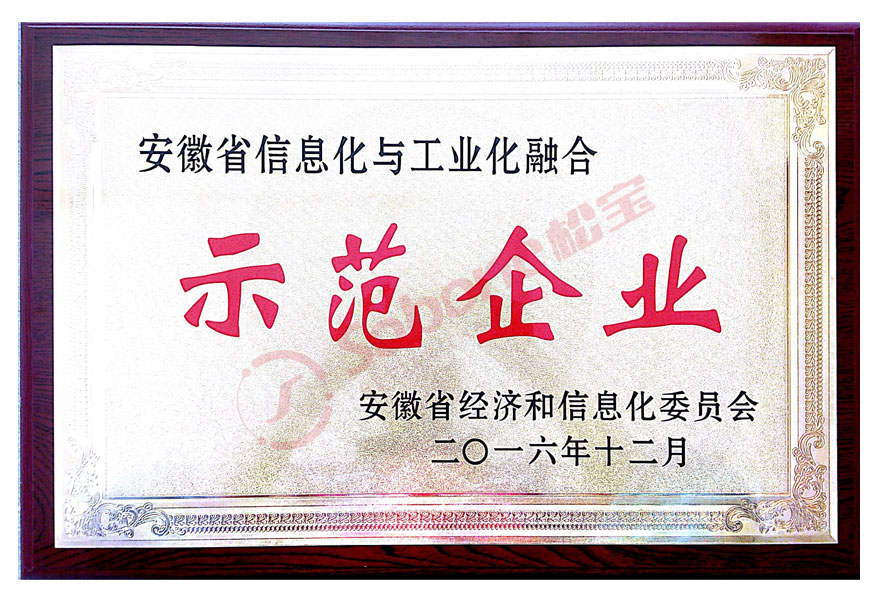 两化融合示范企业